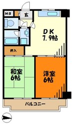 グレースピア・ヤワタの物件間取画像